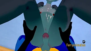 Inner man Crossing Pokemon Furry Yaoi 3D - Lucario & Raymond blowjob with an increment of fucked - Anime Manga Yiff Japanese Gay